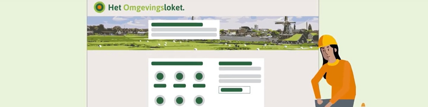 De landingspagina van het Omgevingsloket